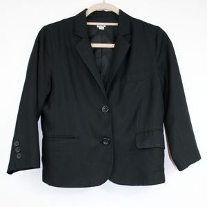 Black Cropped Blazer